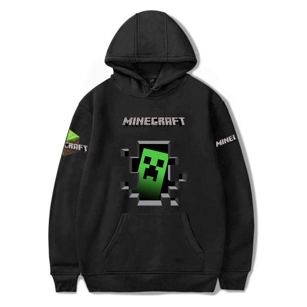 Áo hoodie MInecraft - Creeper siêu chất / uy tín chất lượng