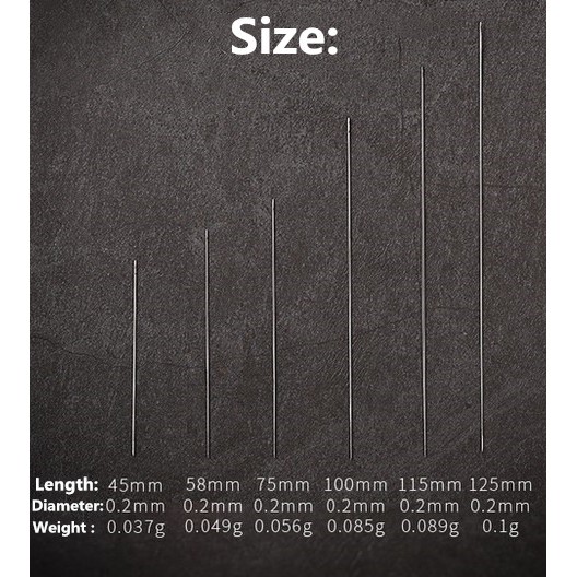 Set 2 kim xỏ hạt làm trang sức thủ công chuyên dụng