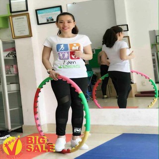 Vòng Lắc Eo Vòng Lắc Giảm Eo Massage Hoop - vong lac eo