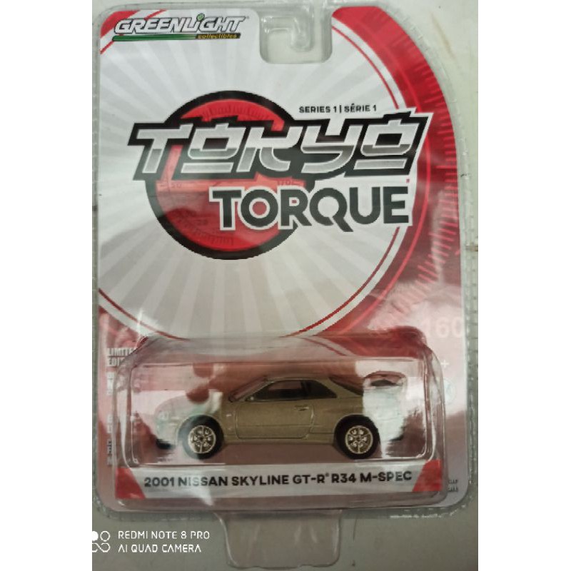 Greenlight tokyo torque series 1 2001 nissan skyline gt-r  M-spec