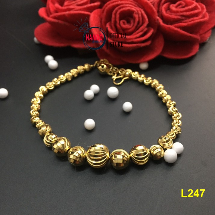 Lắc Tay Hình Cầu Đá Sáng L247 NaMoo Jewelry