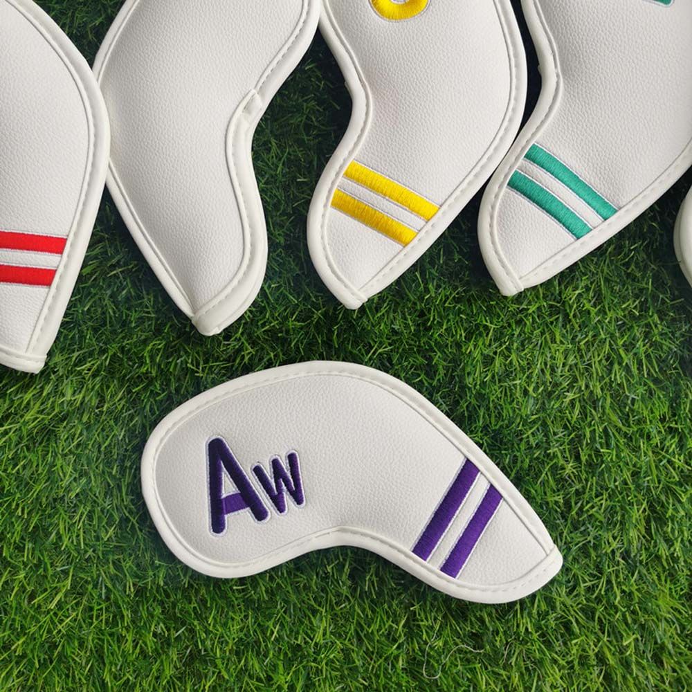 Bộ 9 vỏ bọc bảo vệ đầu gậy golf siêu bền tiện dụng
