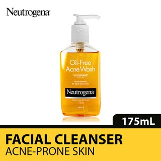 Sữa Rửa Mặt Neutrogena Oil Free Acne Wash 175 ml Cho Da Mụn