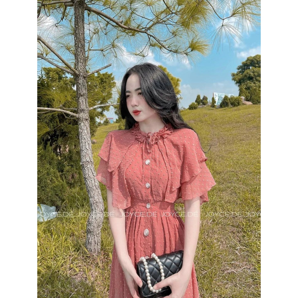 Váy thiết kế tiểu thư,váy công chúa đính cúc xinh xắn | BigBuy360 - bigbuy360.vn