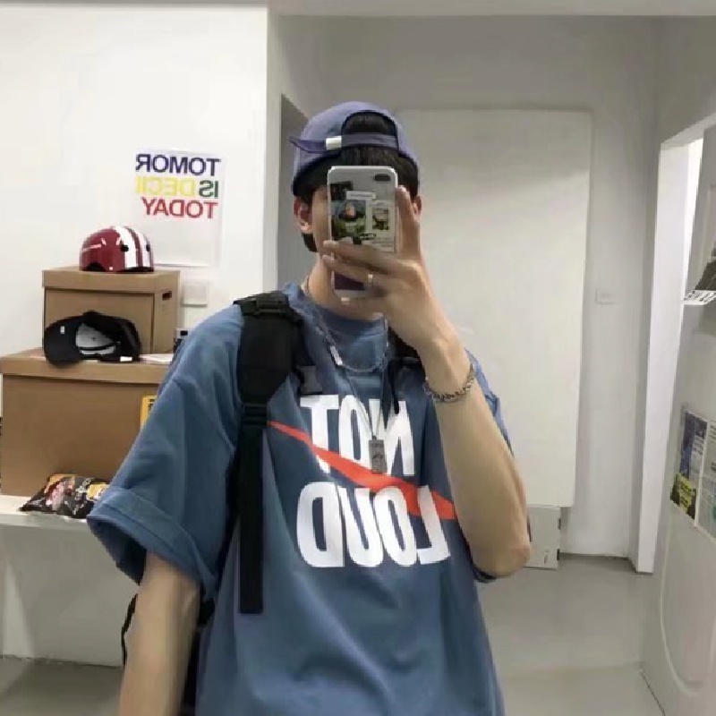 Áo Thun Tay Ngắn Dáng Rộng In Họa Tiết Hoạt Hình Phong Cách Hip Hop Thời Trang Mùa Hè Cho Nam Và Nữ