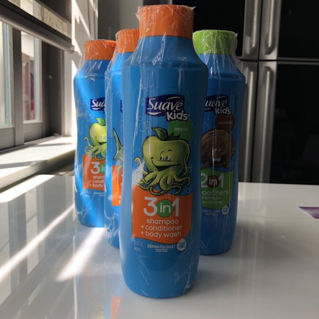 Sữa tắm gội Suave Kids dành cho bé 3in1 /2in1