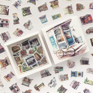Hộp 200 chiếc sticker nhiều mẫu cực đẹp trang trí làm quà tặng