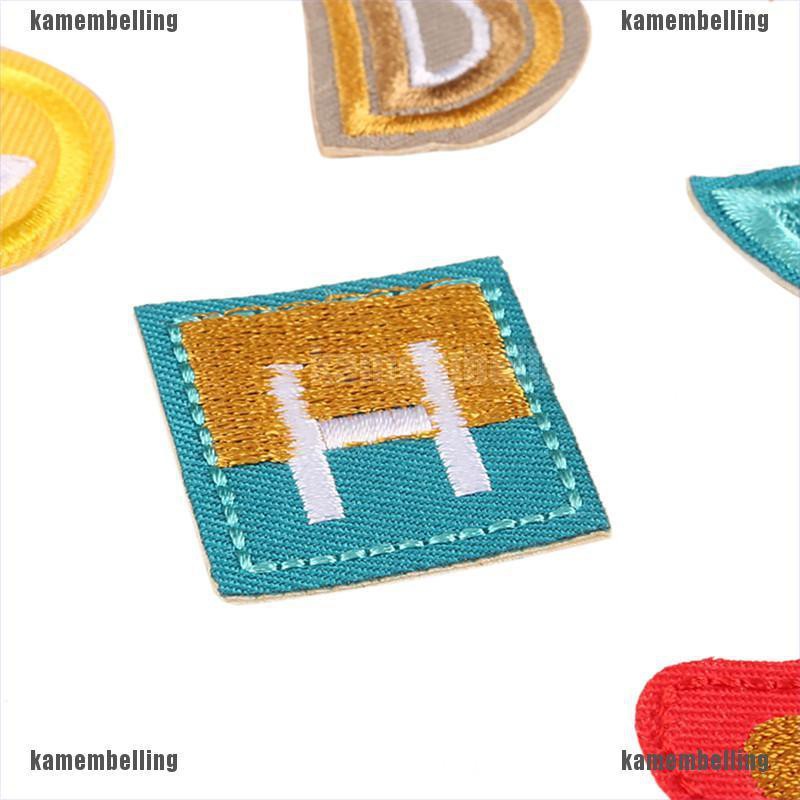 Set 26 Miếng Dán Ủi Lên Quần Áo Hình Chữ Cái