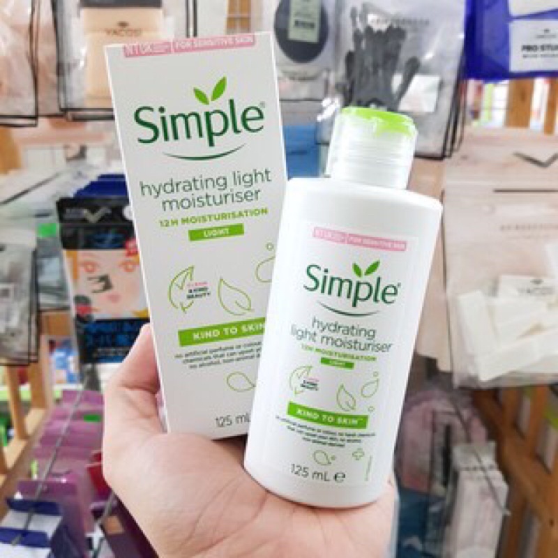 [HÀNG CHÍNH HÃNG] Kem Dưỡng Ẩm Simple Kind To Skin Hydrating Light Moisturiser_Dưỡng Da Mướt Mịn_Tự Tin Khoe Sắc | BigBuy360 - bigbuy360.vn