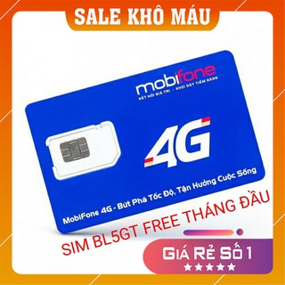 SIM MAX DATA 4G BL5GT CỦA MOBIFONE CHỈ 50K/THÁNG