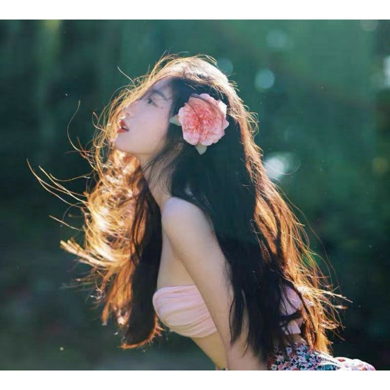 Hoa cài kẹp tóc dùng đi biển du lịch trang trí nghệ thuật cho mái tóc Lh0917399527