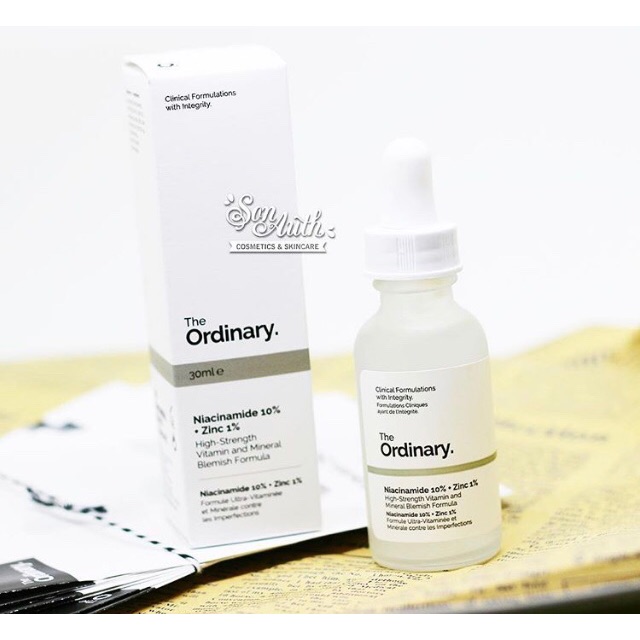 Tinh chất The Ordinary Niacinamide 10% + Zinc 1%