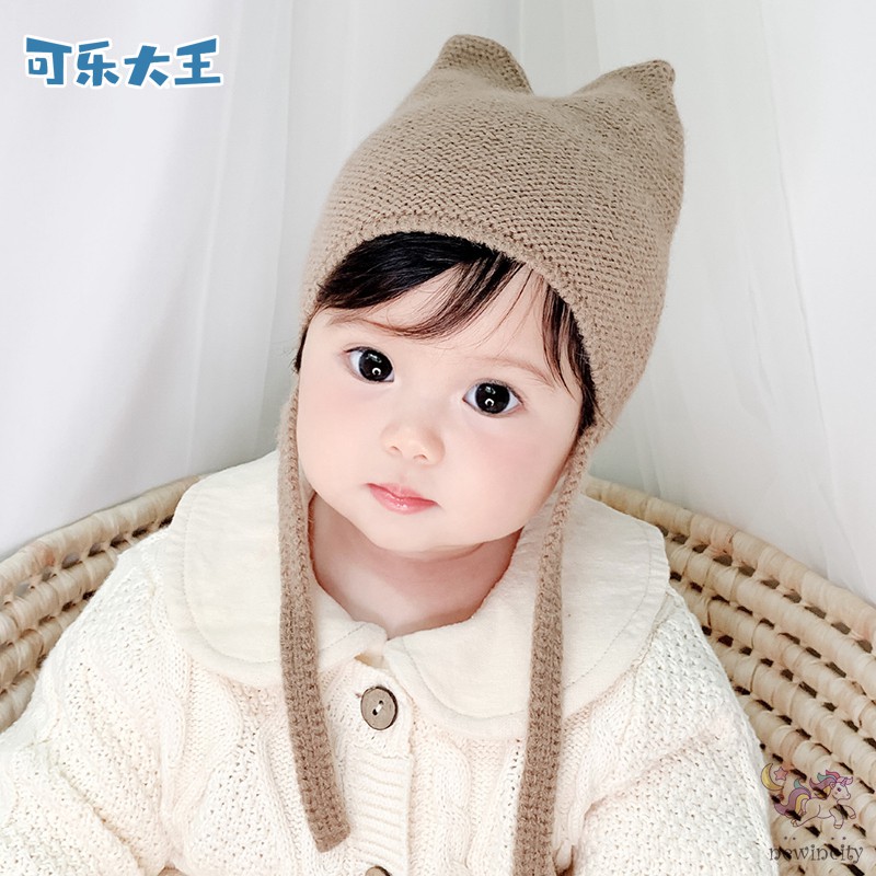 Mũ Dệt Kim Mùa Thu Dành Cho Bé Phong Cách Hàn Quốc