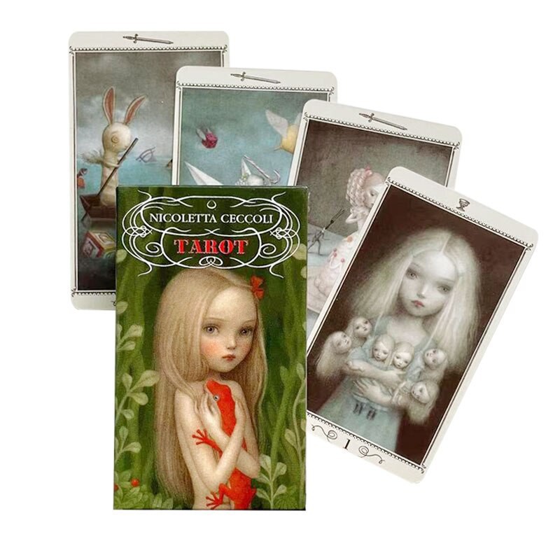 Bài Tarot Nicoletta Ceccoli Tarot Tặng Đá Thanh Tẩy C210