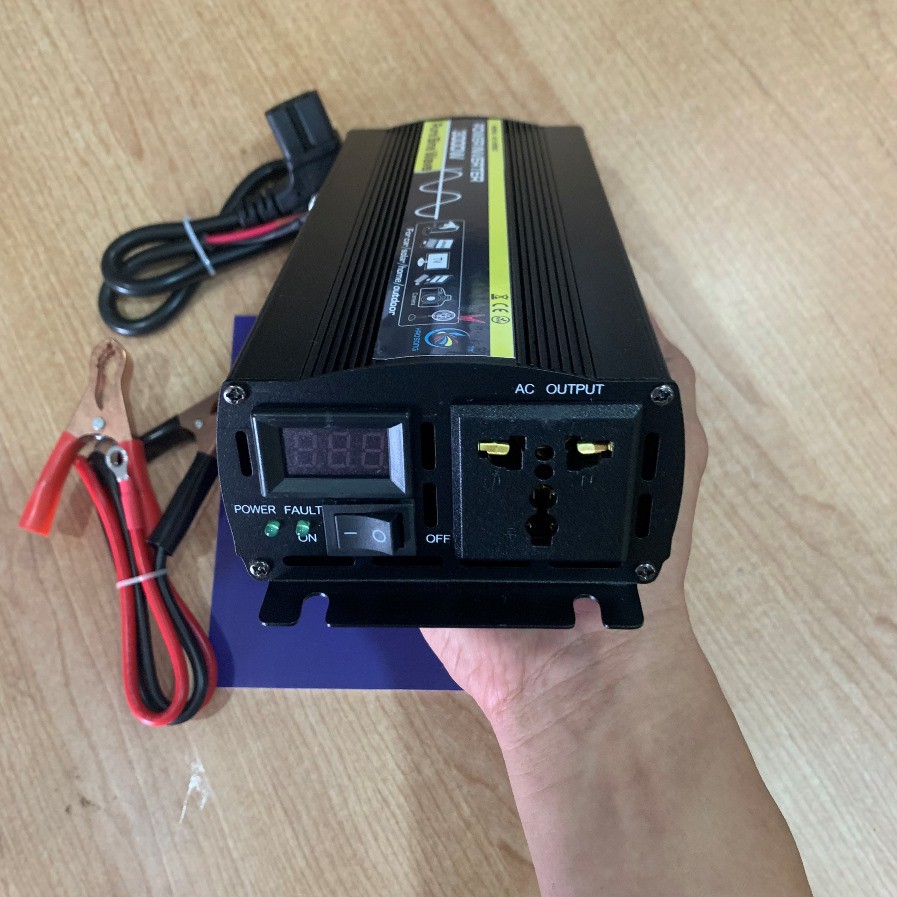 Bộ kích chuyển điện bình ắc quy 48V lên 220V Sóng Sine chuẩn 500W dùng tại gia đình, xe tải lớn, nhà xưởng