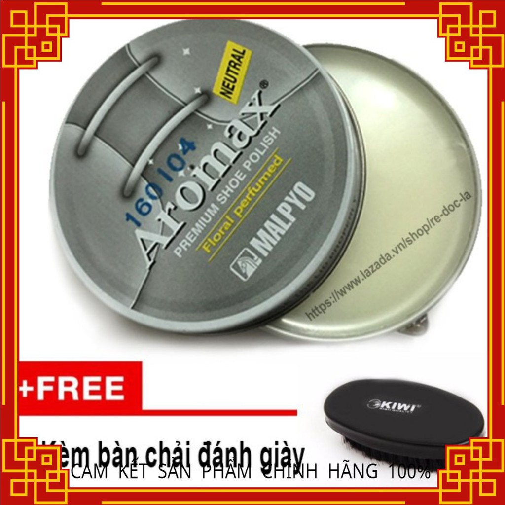 Xi Đánh Giày Không Màu, Chính Hãng Aromax Hàn Quốc, Tặng Kèm Theo Bàn Chải