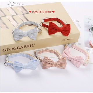 Vòng cổ cho Chó Mèo có thắt nơ dễ thương - Love Pets Shop