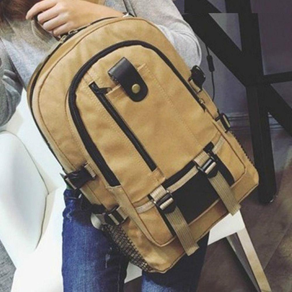 Ba Lô Thể Thao Vải Canvas Đeo Vai Đa Năng Chuyên Dụng Cho Leo Núi / Du Lịch