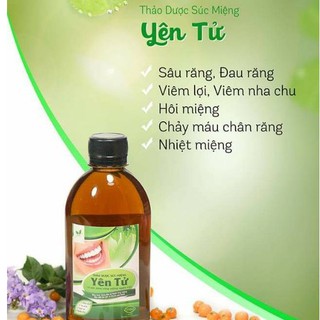 [ Giảm Đau Nhanh ] Nước Súc Miệng Thảo Dược Yên Tử Giảm Đau Sâu Răng, viêm Lợi, Hôi Miệng Hiệu Quả 250ml