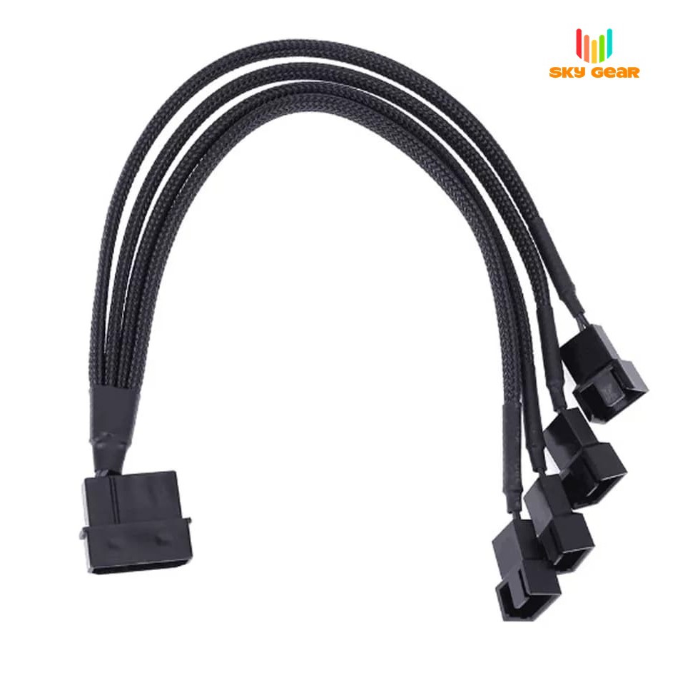 Dây chia Quạt cấp nguồn Sata / Molex 4Pin