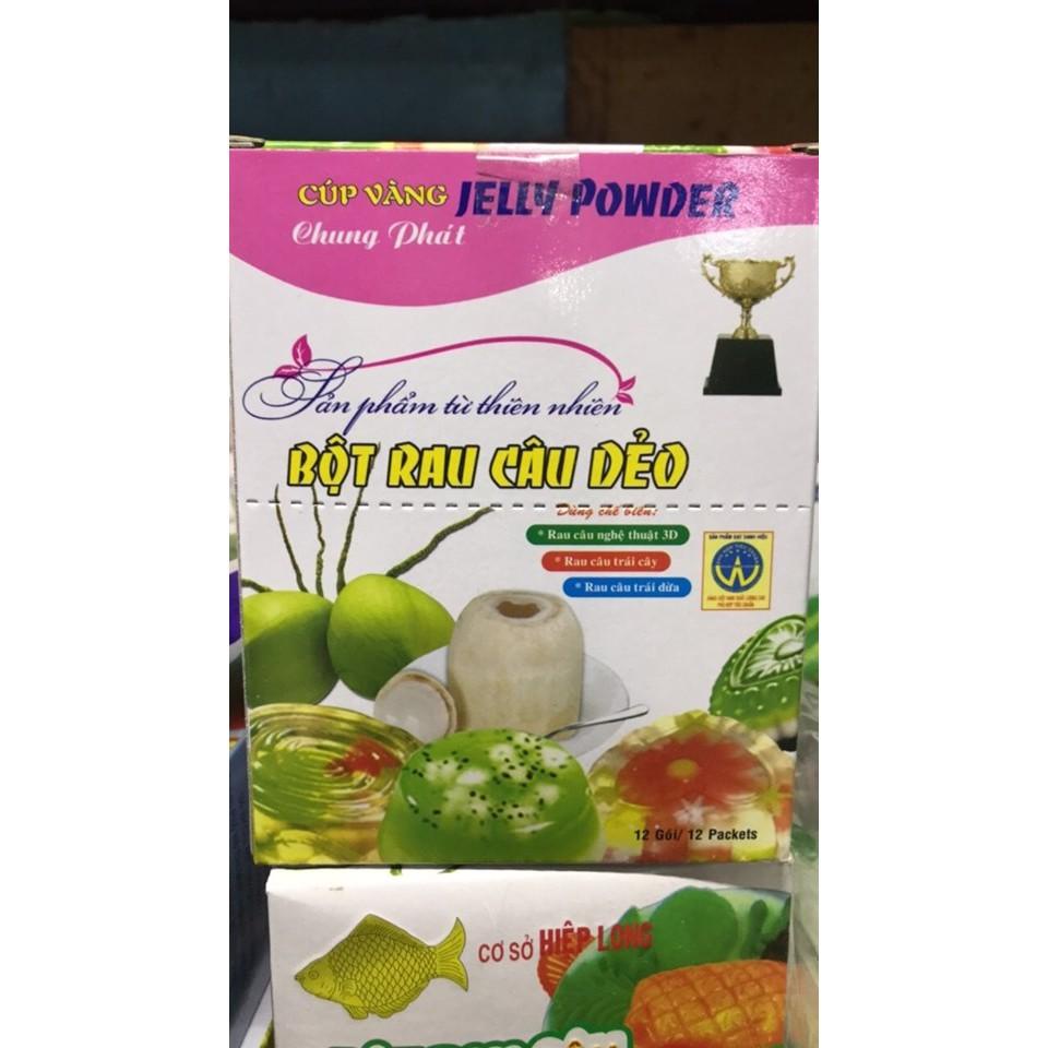 BỘT RAU CAU DẺO CHUNG PHÁT - hộp 12 gói x 10gr