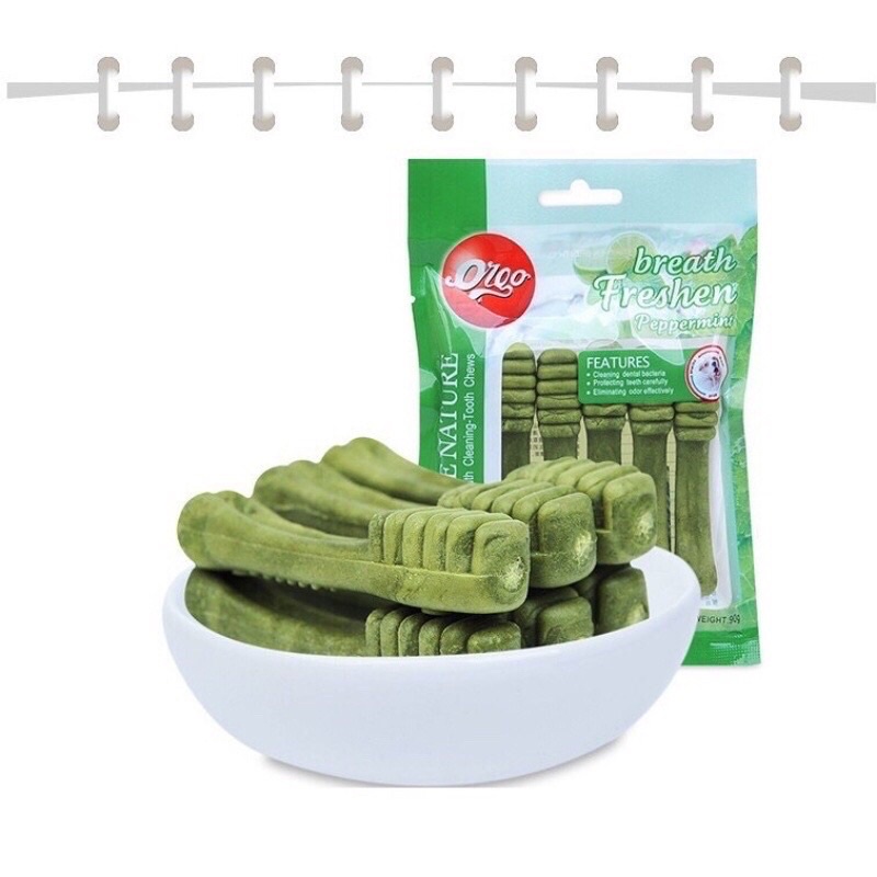 Xương Canxi Gặm Sạch Răng, Giảm Hôi Miệng, Kích Thích Ăn Ngon Cho Chó