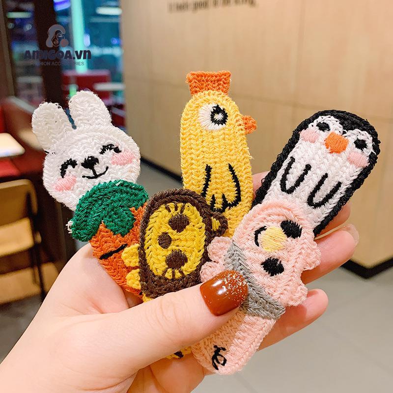 Kẹp Tóc Len Dễ Thương Dành Cho Nữ