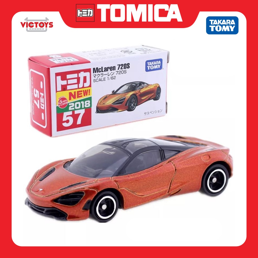 Xe mô hình Tomica No.57 McLaren 720S 102632, Fullbox Chính Hãng Takara Tomy - Victoys
