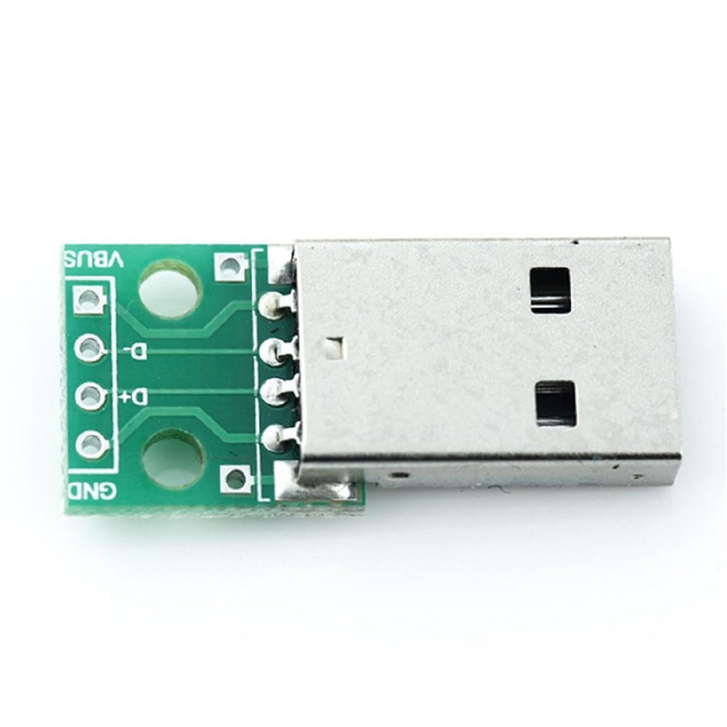 Set 5 Đầu Chuyển Đổi Usb Sang Dip 4pin Cho Bảng Mạch Pcb 2.54mm