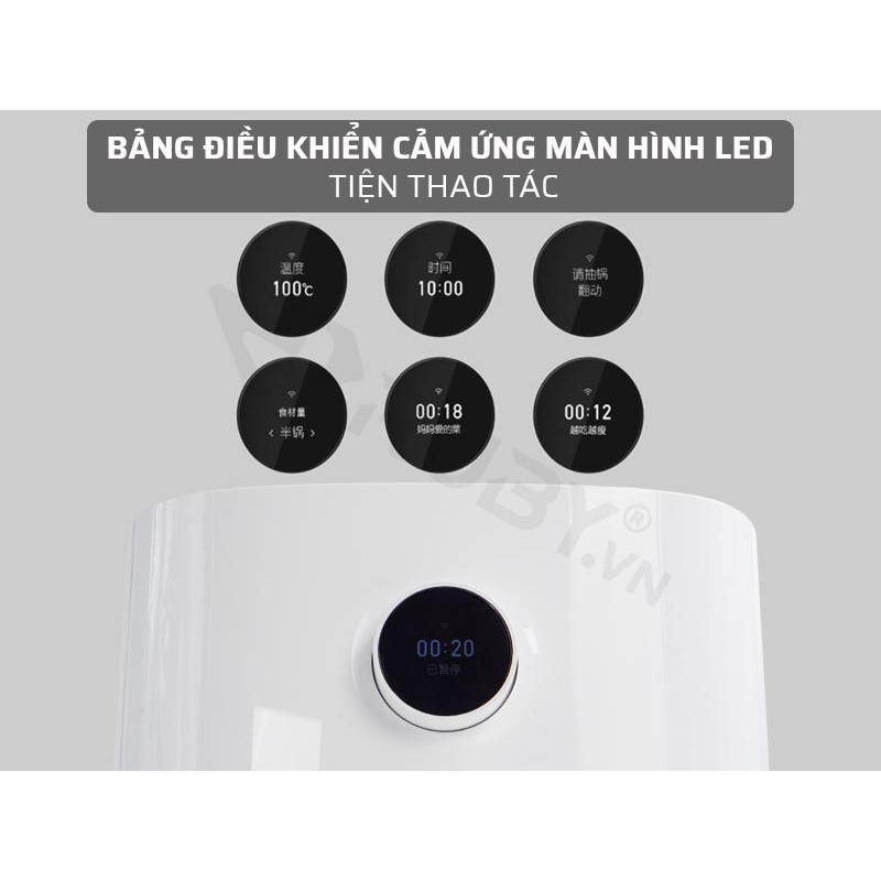 [BẢN QUỐC TẾ] Nồi chiên không dầu thông minh Xiaomi Silencare / Mijia 3.5L – Màn hình OLED - Kết nối App Mihome