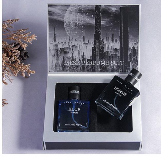 (Gía Sỉ) Set 2 chai nước hoa nam Pure Homme và Pure Black 30ml lưu hương lâu, hàng chính hãng cao cấp