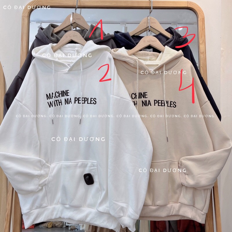 áo nỉ hoodie machine