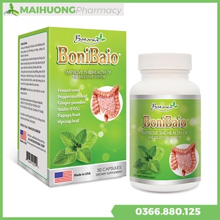 [Chính Hãng, Mua 6 Tặng 1] Boni Baio hộp 30 viên, hỗ trợ điều trị bệnh viêm đại tràng mãn tính và bệnh đại tràng co thắt