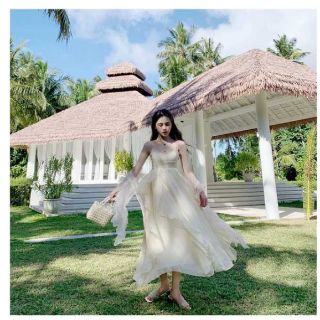 Order Ulzzang _ Đầm tiểu thư Voan