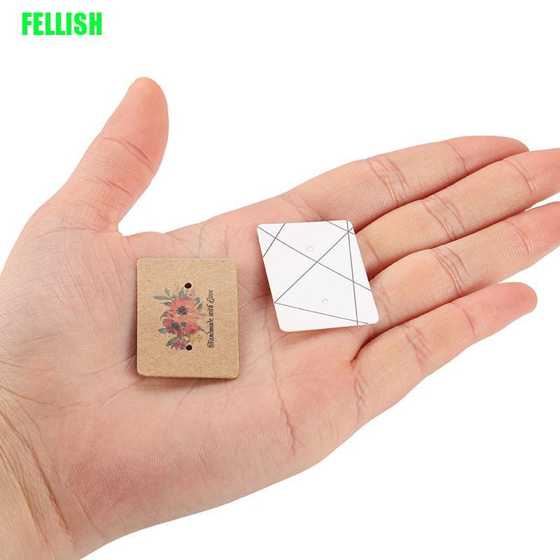 Set 100 Thẻ Treo Trưng Bày Bông Tai Tiện Dụng