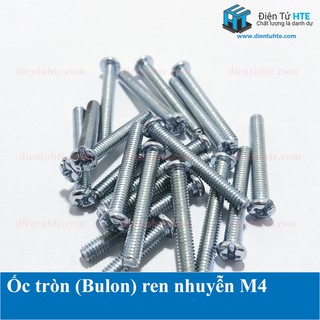 Ốc tròn (Bulon) ren nhuyễn M4