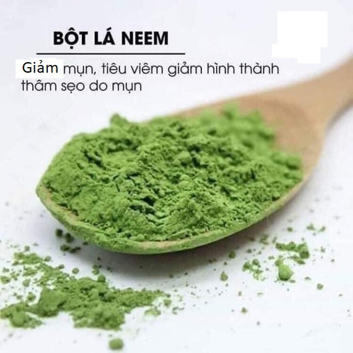 Bột lá neem Ấn Độ nguyên chất Organic 100Gr - Bột handmade - B2.003