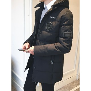 [ xả kho về ăn tết] áo phao nam dáng dài hàn quốc 2 lớp dày ấm