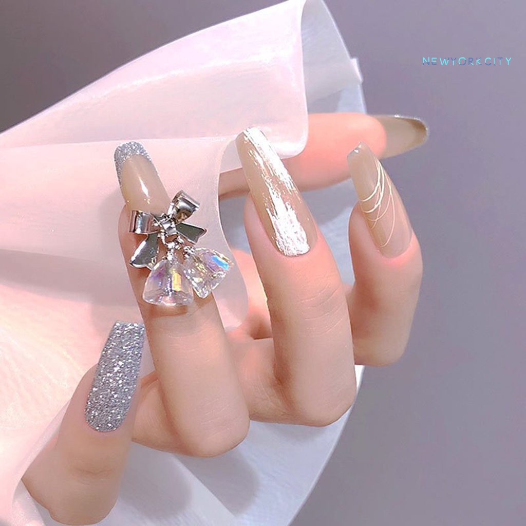 Chuông Trang Trí Móng Tay 3D Trong Suốt Xinh Xắn