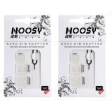 Bộ 2 vỉ chuyển đổi Micro và nano sim thành sim thường 3 in 1 (Trắng) PKGT002