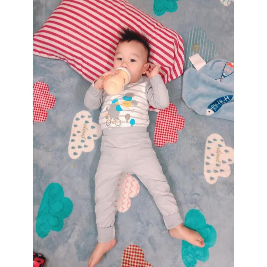 XẢ KHO [NHẬP MÃ &quot;SODA1406&quot; GIẢM 25%] BỘ RAGLAN CHO BÉ TRAI THU ĐÔNG 2019