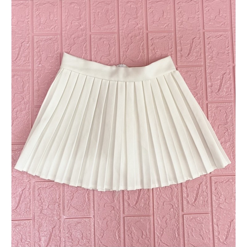 Chân váy ngắn xếp ly chất tuyết mưa dày đẹp có lót trong | BigBuy360 - bigbuy360.vn