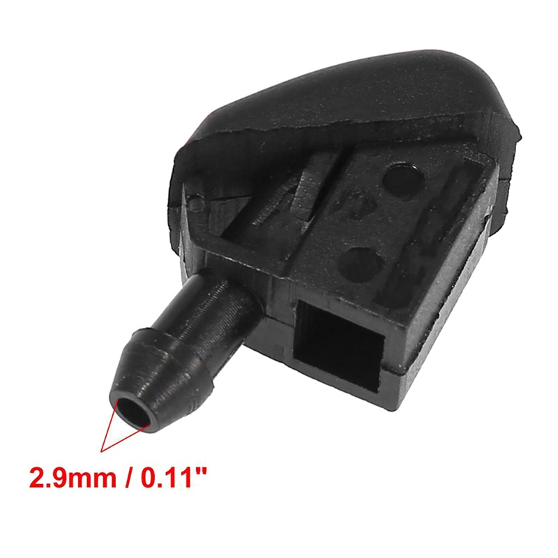 Set 2 Vòi Phun Nước Rửa Kính Chắn Gió Xe Hơi 3B 3B0955985 Phụ Tùng Cao Cấp Cho Xe Ô Tô VW XPolo 6N Skoda Fabia Octavia Roomster 1996-2015
