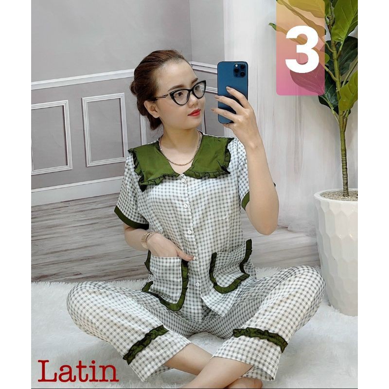 Đồ bộ pijama lụa latin