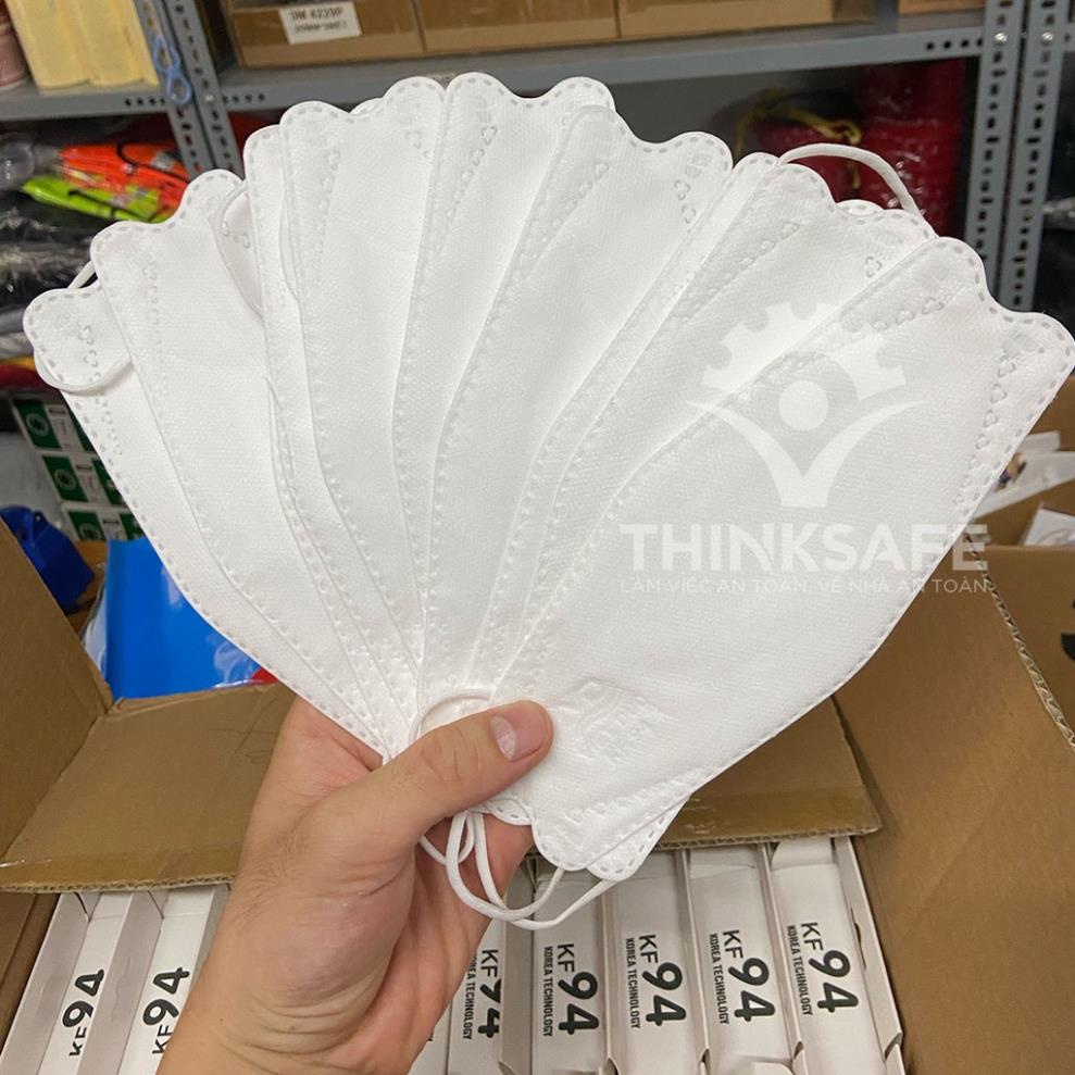 Khẩu trang KF94 chính hãng Việt Đức, công nghệ Hàn Quốc chống bụi kháng khuẩn 4 Lớp [Hộp 10 cái] , 3 màu