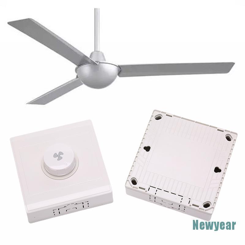 Công Tắc Điều Khiển Tốc Độ Quạt Trần Loại 86 Gắn Tường 220V
