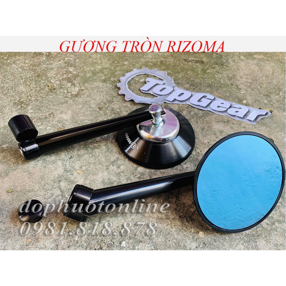 Gương Tròn Rizoma Xoay Gập 360 độ - Lắp Các Loại Xe Máy, Đẹp - Độc - Điệu <TOPGEAR>