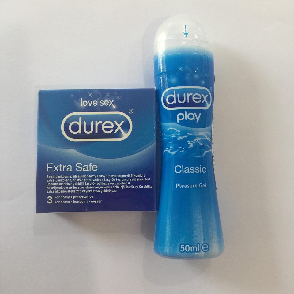 [Mã BMBAU50 giảm 7% đơn 99K] 2 tuýp gel bôi trơn Durex Play Classic 50ml/1 tuýp