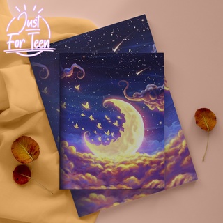 Giấy bao tập giấy bọc sách vở Dream Moon Butterflies