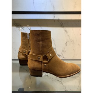 [VNBOOT - TÂN ĐỨC ] Harness boot 1:1 TOBACO ( Đế da gỗ )